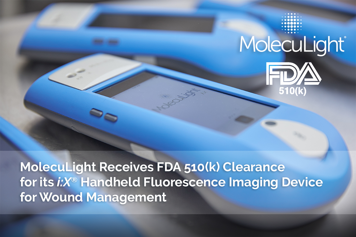 MolecuLight Receives FDA 510(k) Clearance For Its I:X® Handheld ...